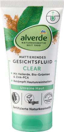 Clear matirajući fluid za lice - za problematičnu kožu alverde NATURKOSMETIK
