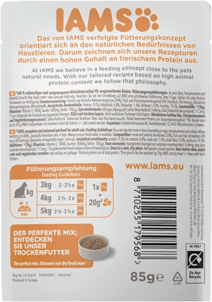 Nassfutter Katze mit Thunfisch & Hering in Gelee IAMS