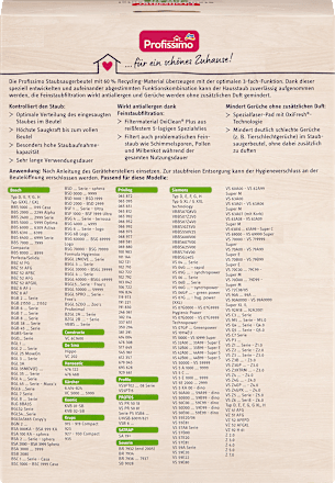 Staubsaugerbeutel PR30 & Filter  Profissimo