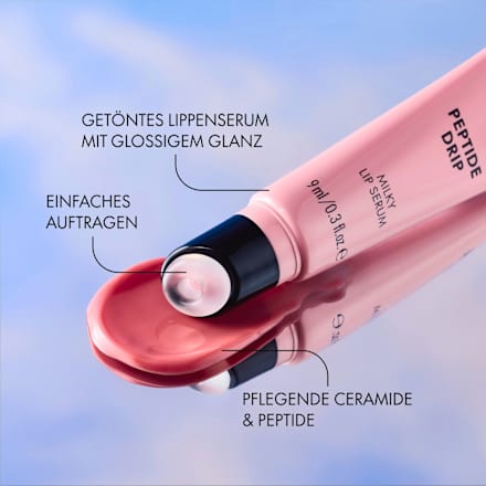 Lesk na pery Peptide Drip Milky Lip Serum C010 Flirty Flush CATRICE