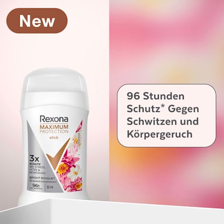 Antitranspirant Deostick Maximum Protection Bright Bouquet Rexona