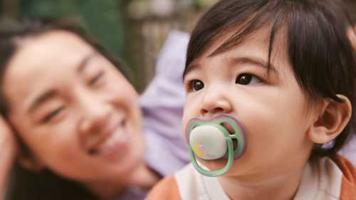 Schnuller ultra air nighttime Silikon, grün/rosa, 6-18 Monate PHILIPS AVENT