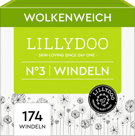 Windeln Gr. 3 (6+ kg) Monatsbox LILLYDOO