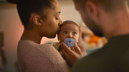 Schnuller Soothie Silikon, blau, 0-6 Monate PHILIPS AVENT