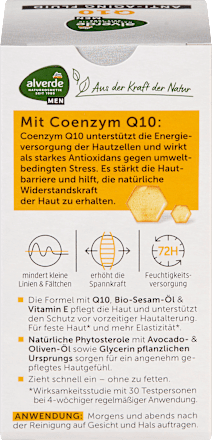 Anti Aging Gesichtsfluid Q10 alverde MEN