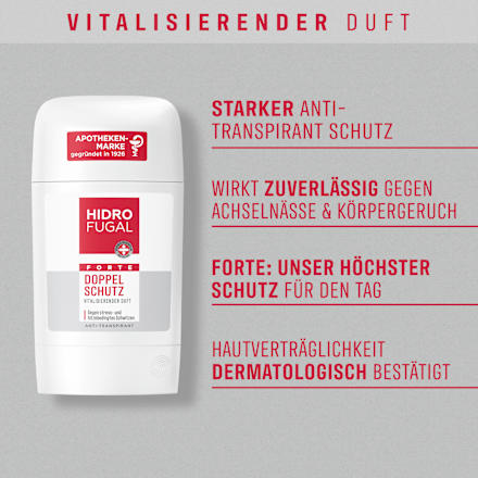 Antitranspirant Deostick Forte Doppelschutz Hidrofugal