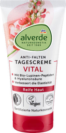 Gesichtscreme Anti-Falten Vital reife Haut alverde NATURKOSMETIK