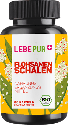 Bio Flohsamenschalen Kapseln 60 St Lebepur