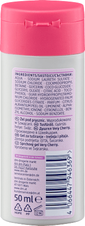 Duschgel Very Cherry, Reisegröße Balea