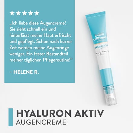 Augencreme Hyaluron Aktiv judith williams COSMETICS