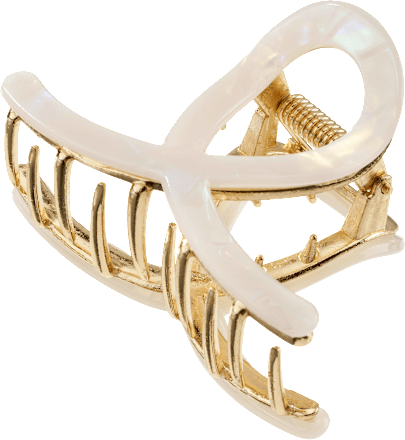Haarklammer holografisch, Gold-Optik ebelin