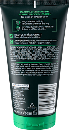 Gel per capelli MAXIMUM POWER Balea MEN