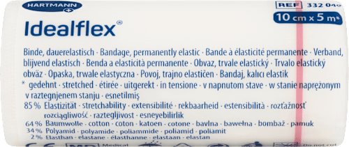 Ovínadlo trvale elastické Idealflex 10 cm x 5 m HARTMANN