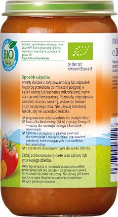 Spaghetti Bolognese BIO Junior, po 1. roku HiPP