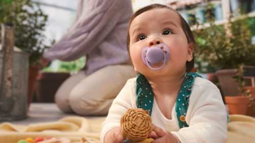 Schnuller ultra soft Silikon, lila/rosa, 6-18 Monate PHILIPS AVENT