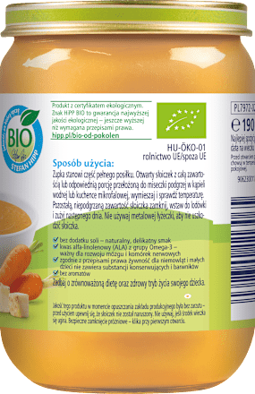 Rosołek z kurczaka z kaszką manną, po 5. miesiącu HiPP