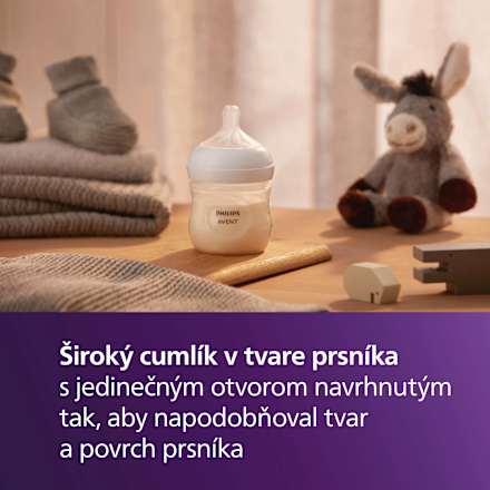 Dojčenská fľaša Natural Response 125 ml, veľ. 2 (0-3m) PHILIPS AVENT