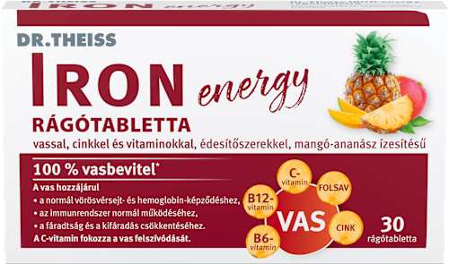 Iron energy rágótabletta DR.THEISS