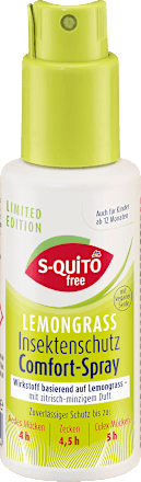 Insektenschutzspray lemongrass Comfort S-QUiTO free