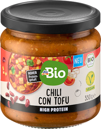 Vegansko varivo od graha s tofuom natur - Chili con Tofu dmBio