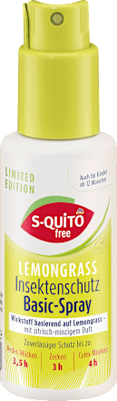 Insektenschutzspray lemongrass Basic S-QUiTO free