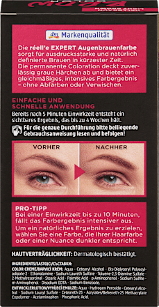 Augenbrauenfarbe hellbraun réell‘e EXPERT