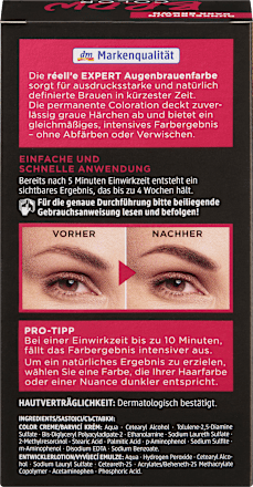Augenbrauenfarbe Dunkelbraun réell‘e EXPERT