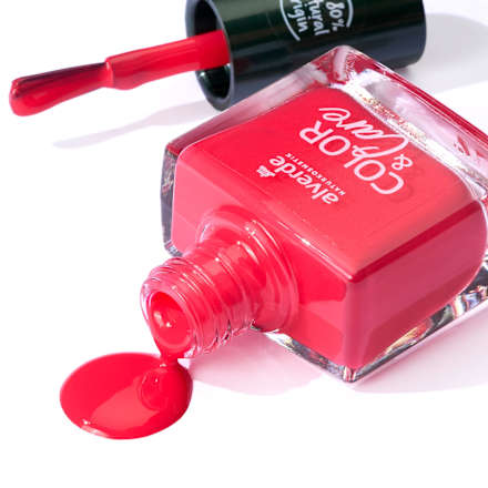 Lak za nohte Color & Care, 220 Sunny Coral alverde NATURKOSMETIK