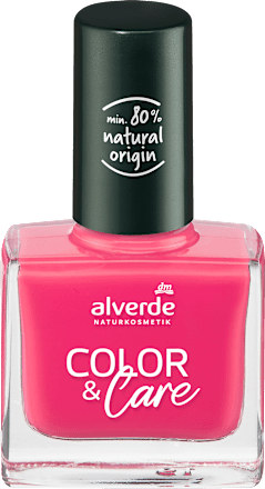 Lak za nohte Color & Care, 230 Summer Pink alverde NATURKOSMETIK
