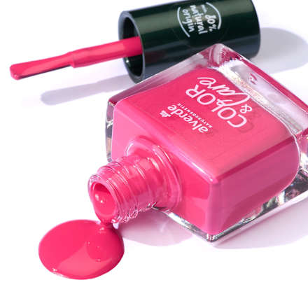 Lak na nechty Color & Care - 230 Summer Pink alverde NATURKOSMETIK