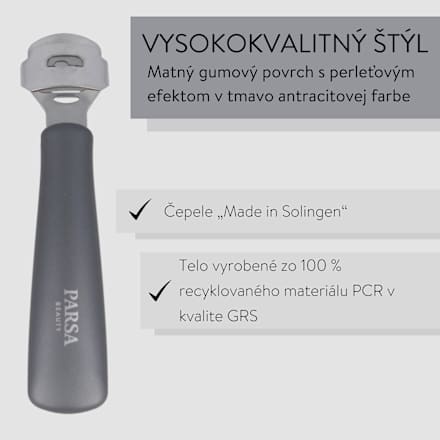Odstraňovač stvrdnutej kože na chodidlách PARSA BEAUTY