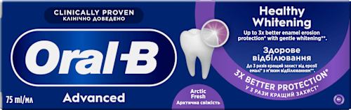 Fogkrém Advanced Healthy Whitening Oral-B