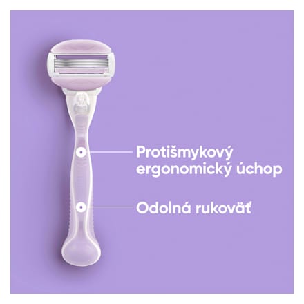 Dámsky holiaci strojček ComfortGlide Breeze + 2 náhradné hlavice Gillette Venus