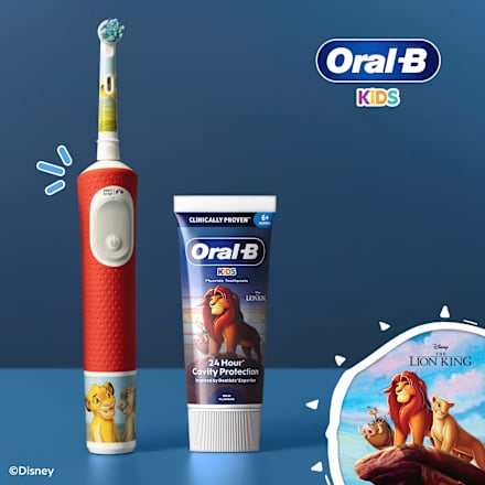 Detská zubná pasta Leví kráľ, 6+ mesiacov Oral-B