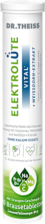 Dr. Theiss Elektrolüte Vital Brausetabletten mit Orangen Geschmack DR.THEISS
