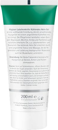 Allgäuer Latschenkiefer Kühlendes Aktiv Gel  Allgäuer LatschenKiefer
