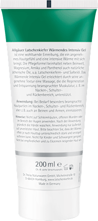 Allgäuer Latschenkiefer Wärmendes Intensiv Gel Allgäuer LatschenKiefer