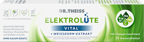 Dr. Theiss Elektrolüte Vital Brausetabletten mit Orangen Geschmack DR.THEISS