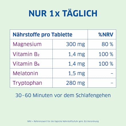 Magnesium-Diasporal Pro DEPOT Schneller Einschlafen 2-Phasen-Tabletten, 30 Stück Diasporal