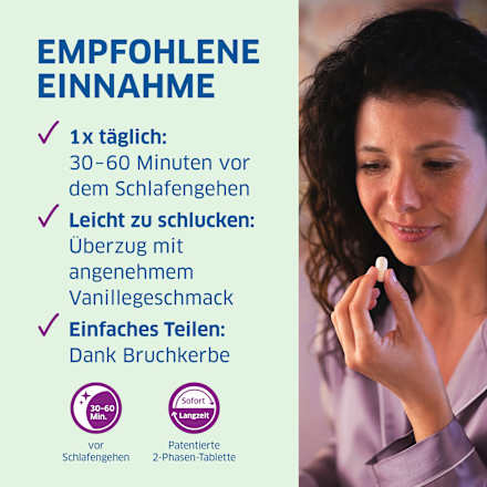 Magnesium-Diasporal Pro DEPOT Schneller Einschlafen 2-Phasen-Tabletten, 30 Stück Diasporal