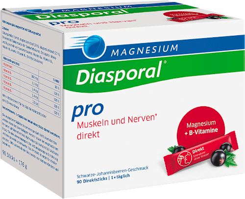 Magnesium-Diasporal Pro Muskeln und Nerven direkt Direktgranulat, 90 Sticks Diasporal