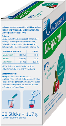 Magnesium-Diasporal Pro Herz und Blutdruck Trinkgranulat, 30 Sticks Diasporal