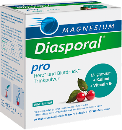 Magnesium-Diasporal Pro Herz und Blutdruck Trinkgranulat, 30 Sticks Diasporal