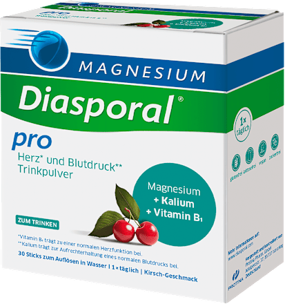 Magnesium-Diasporal Pro Herz und Blutdruck Trinkgranulat, 30 Sticks Diasporal
