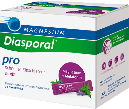 Magnesium-Diasporal Pro Schneller Einschlafen Direkt Direktgranulat, 30 Sticks Diasporal