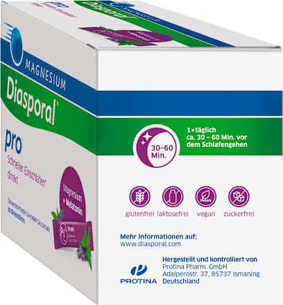 Magnesium-Diasporal Pro Schneller Einschlafen Direkt Direktgranulat, 30 Sticks Diasporal
