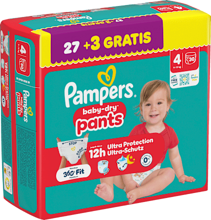 Baby Pants baby-dry Gr. 4 (9-15 kg) Pampers baby-dry