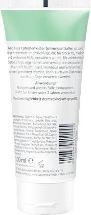 Allgäuer Latschenkiefer Schrundensalbe Allgäuer LatschenKiefer