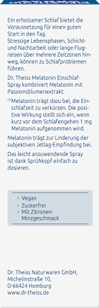 Dr. Theiss Melatonin Einschlaf-Spray DR.THEISS