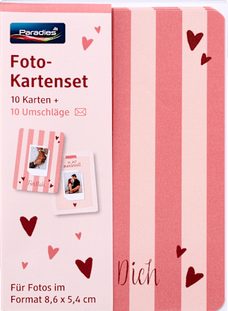 Fotokarten Set sortiert Paradies